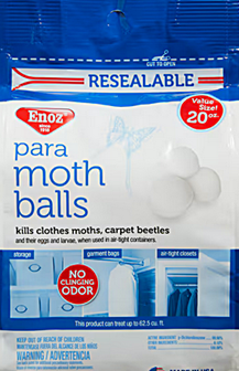 para mothballs to kill bird mites