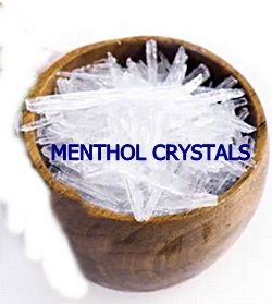 menthol crystals to repel bird mites in the home and car