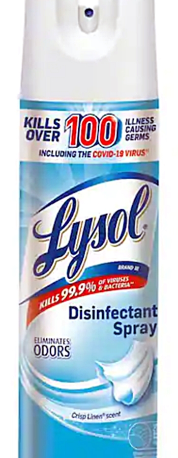 Lysol spray kills bird mites